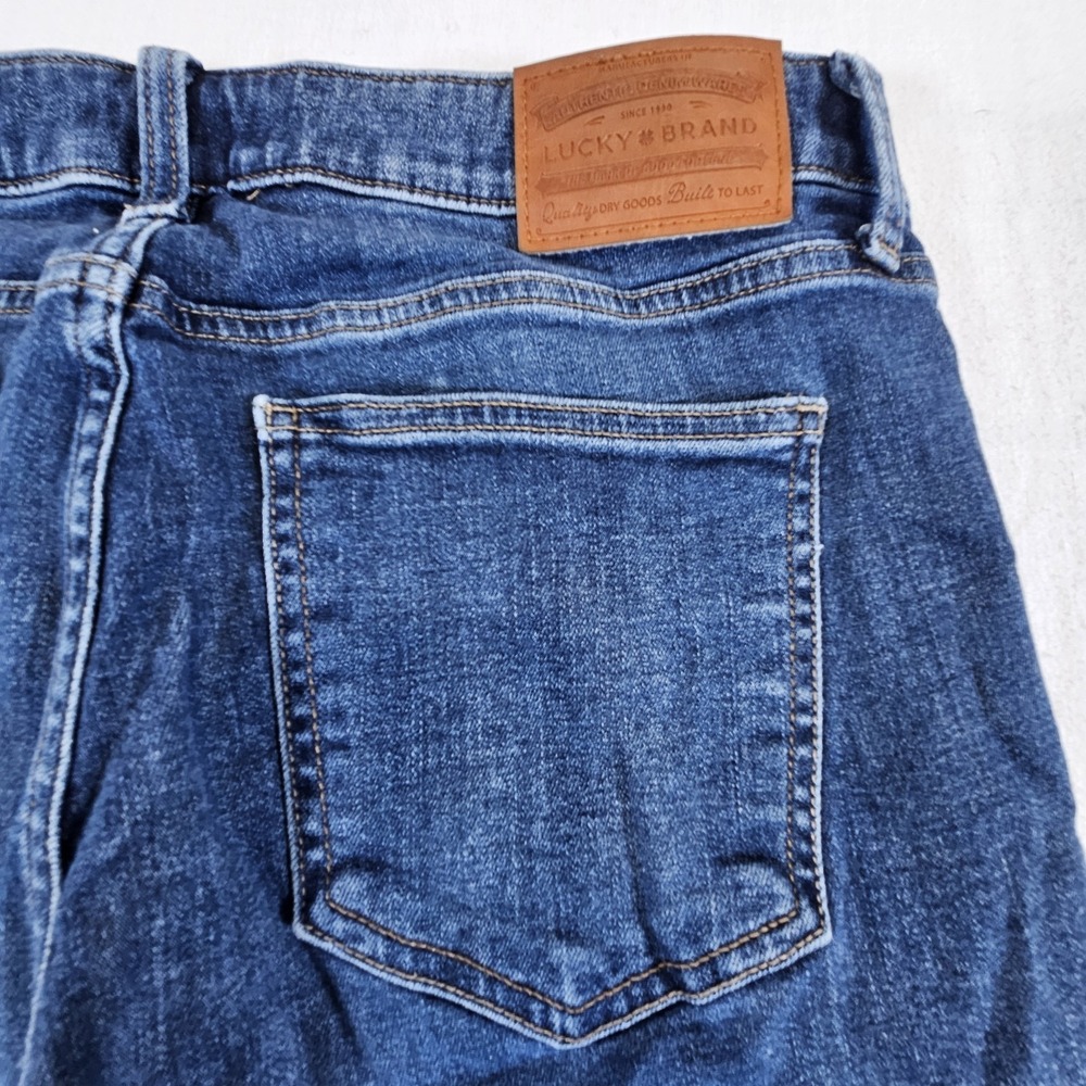 Lucky Brand Hayden Skinny Jeans Womens Size 14/32 Dark Wash Mid Rise - Picture 9 of 15